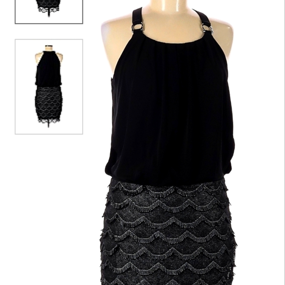 Guess casual Black/gray boho dress size 6